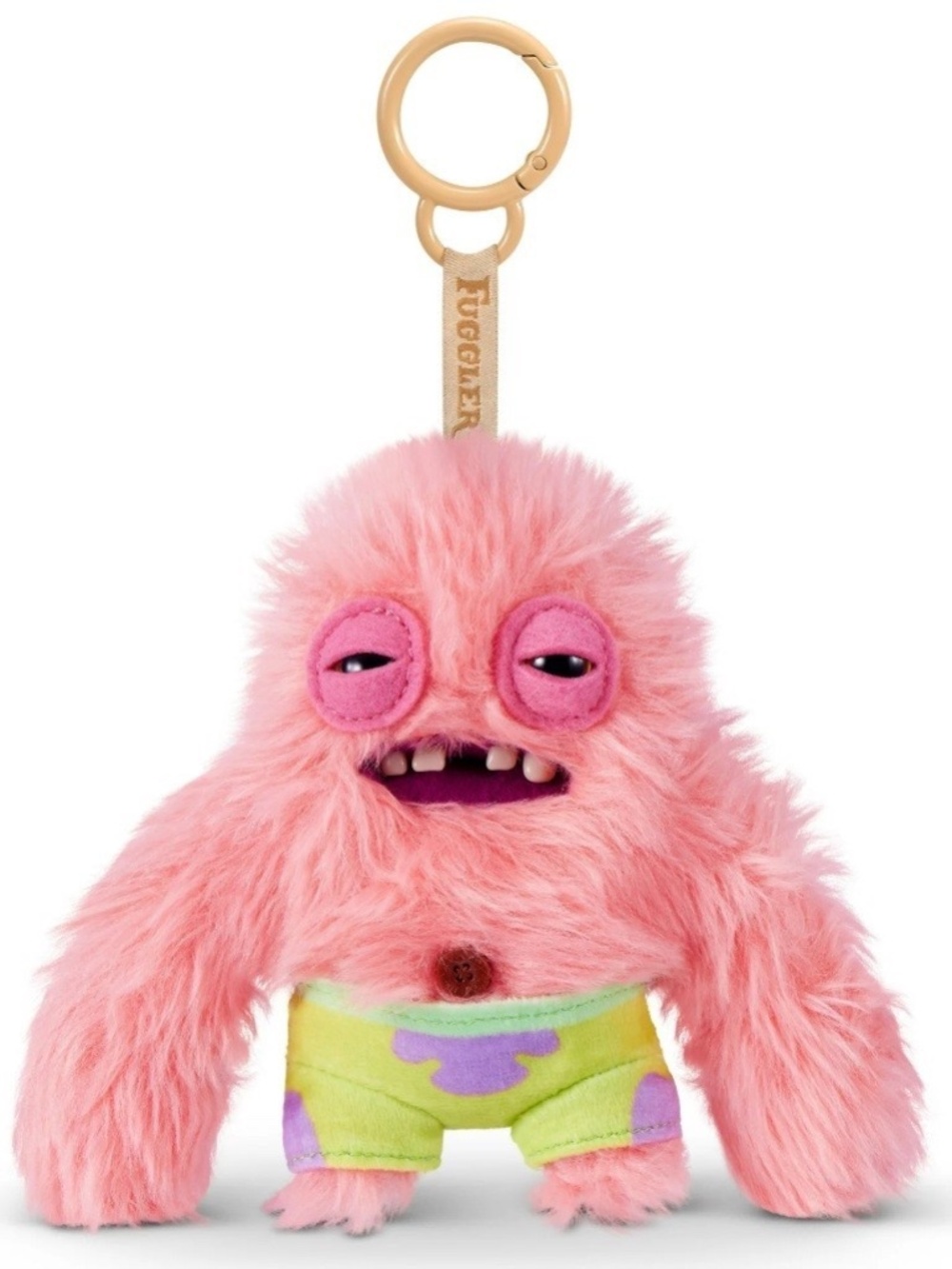 FUGGLER 5" "PATRICK" key chain from SpongeBob SquarePants. NWT.
